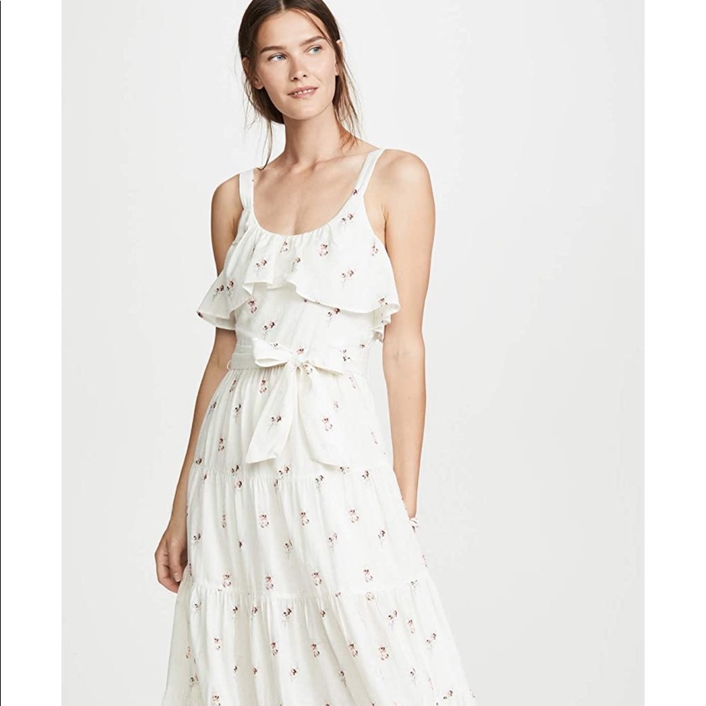 NWT Paige Tevin Western Floral Maxi Dress SMALL